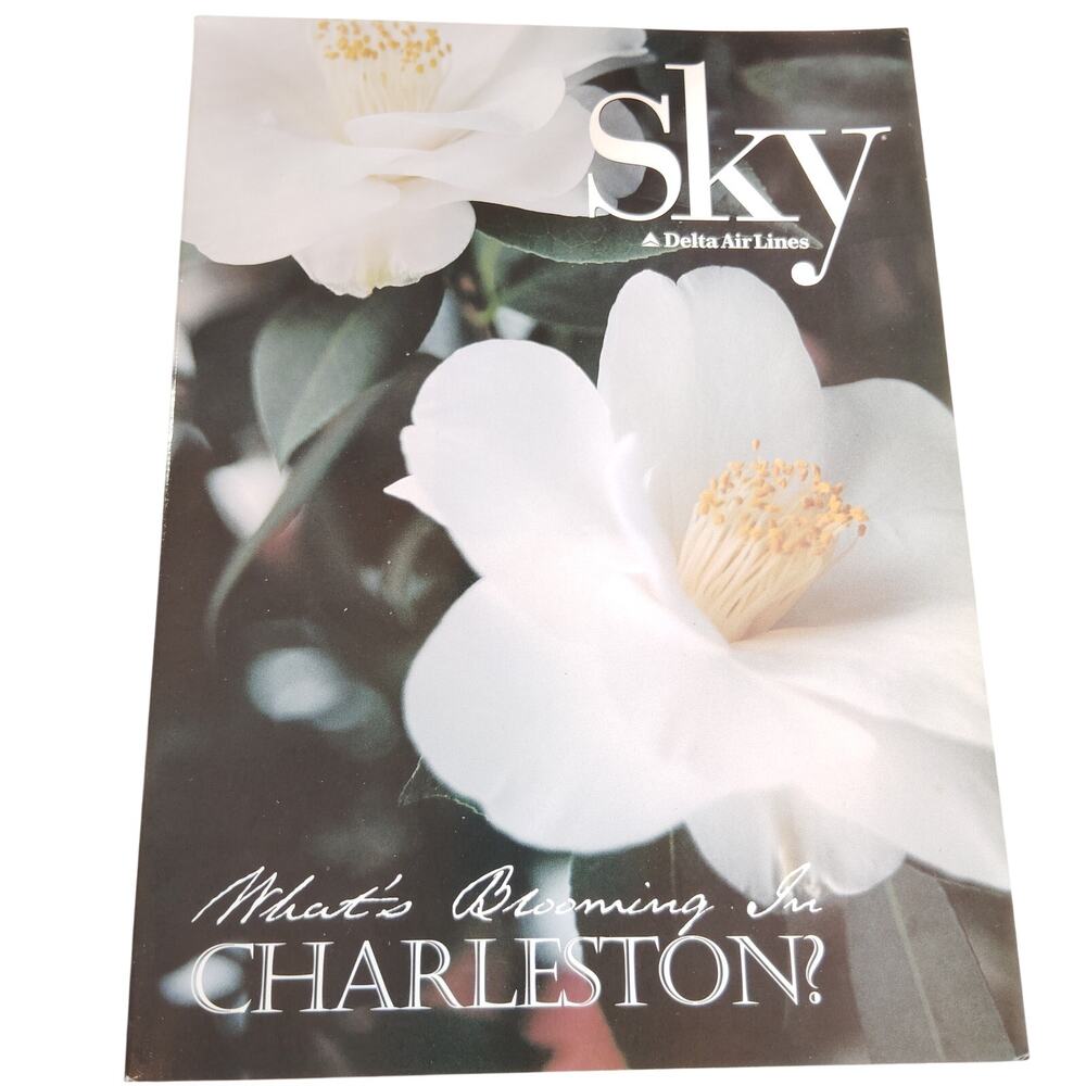 Delta Sky In-Flight Magazine - March 1998 - Charleston & Travel